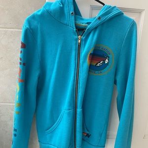 Aviator Nation Logo Zip Up Hoodie